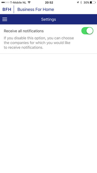 App Settings